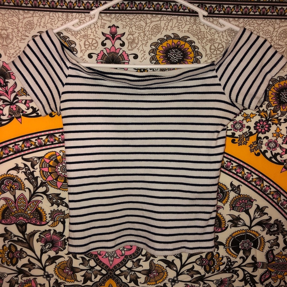 Off The Shoulder Crop Top